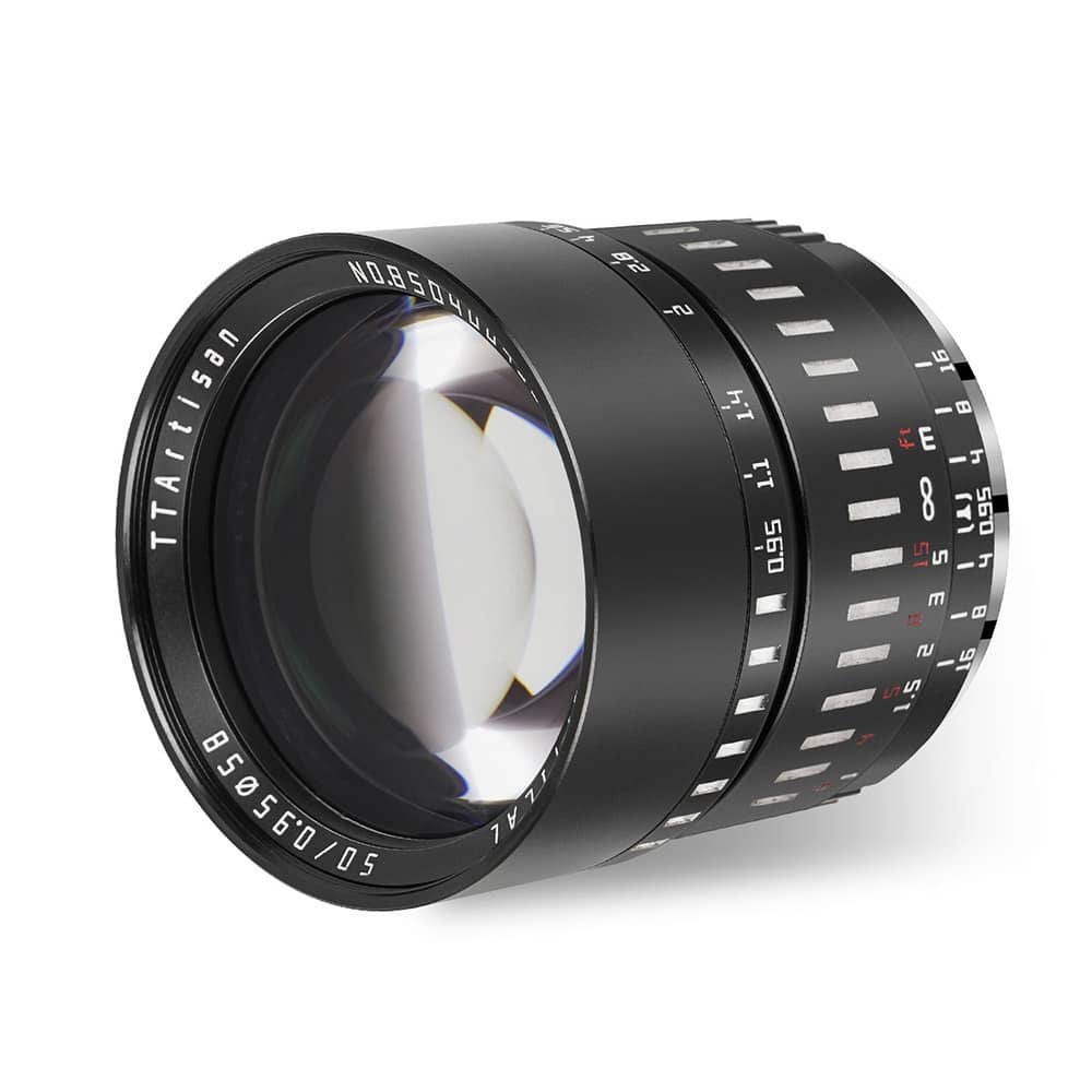 TTArtisan 50mm F0.95 Portrait-length Manual Lens for Fuji, Sony, M4/3 and  Nikon Cameras