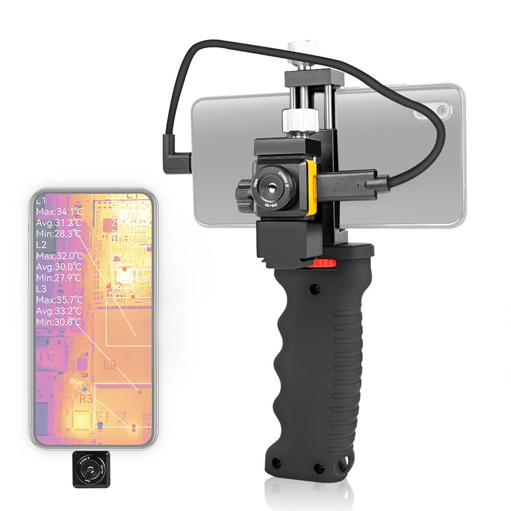 Cámara térmica para Android, Xinfrared T2S Plus, sensor InfiRay, lente  macro ajustable de 0.315 in, 25 Hz, 256 x 192 IR, cámara termográfica