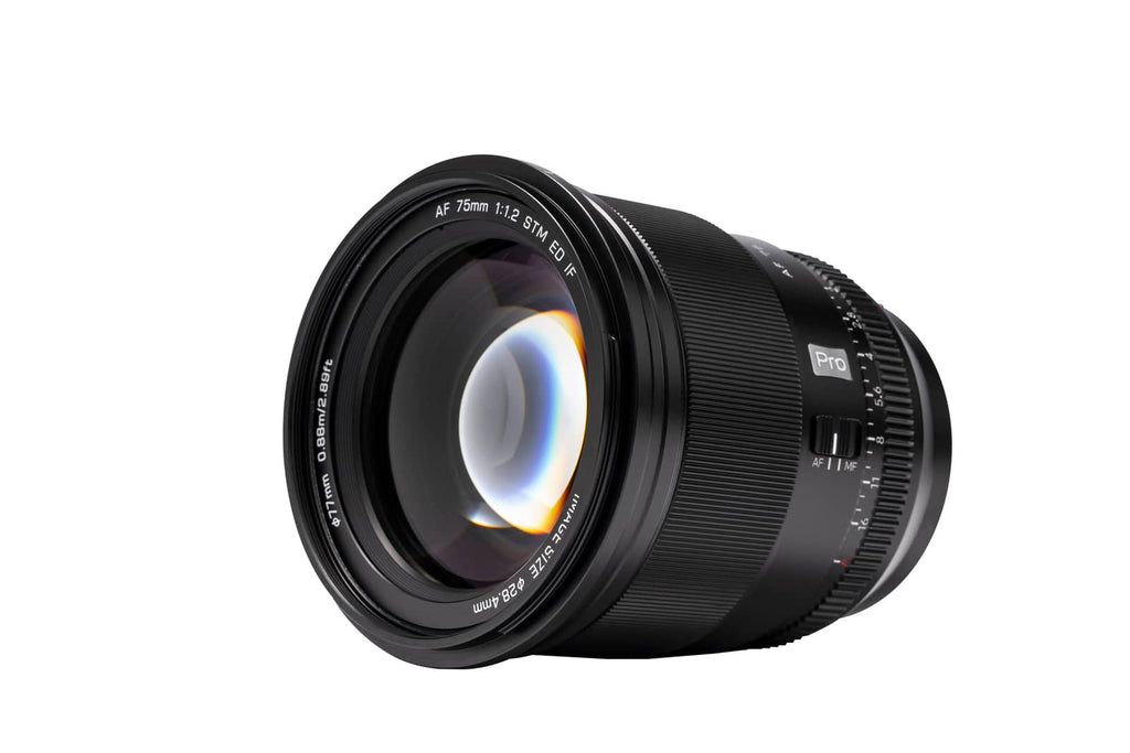 VILTROX 75mm F1.2 PRO Level Auto Focus APS-C Lens for Fuji, Nikon 