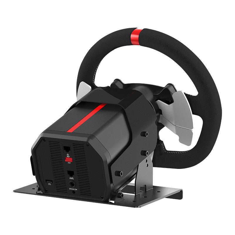PXN Force Feedback Steering Wheel Gaming, V10 Racing Wheel 270/900 Degree  with Adjustable Linear Pedals and 6+1 Shifter Gaming Racing Steering Wheel