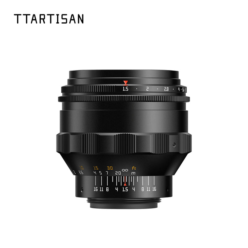 TTArtisan 75mm F1.5 Swirly Bokeh Full Frame Manual Focus Lens for M4/2 Mount Cameras