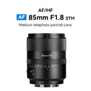 7Artisans 85mm F1.8 Full-frame AF Autofocus Portrait Lens for Sony and Nikon Cameras