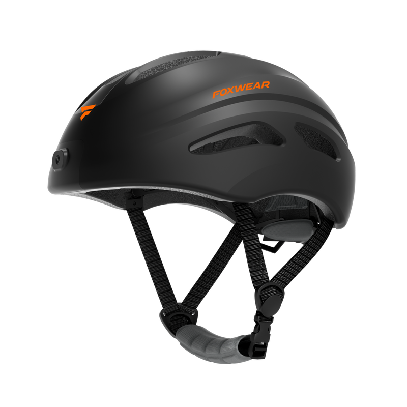 FOXWEAR Smart Bike Helmet with Built-in 130° Wide Angle Camera & Bluetooth WIFI&APP