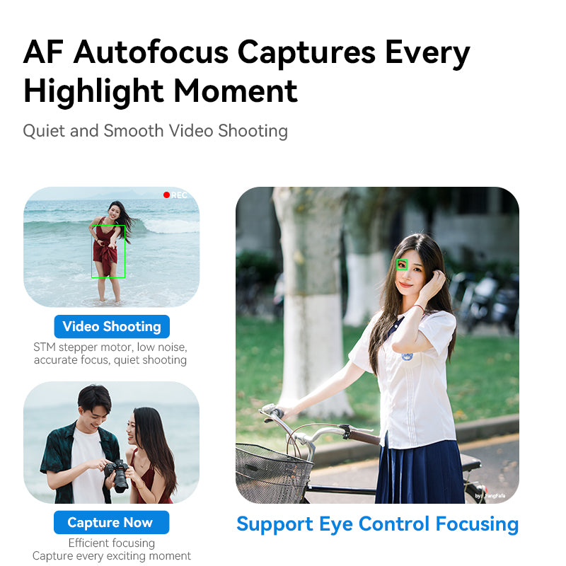 7Artisans 85mm F1.8 Full-frame AF Autofocus Portrait Lens for Sony E-Mount