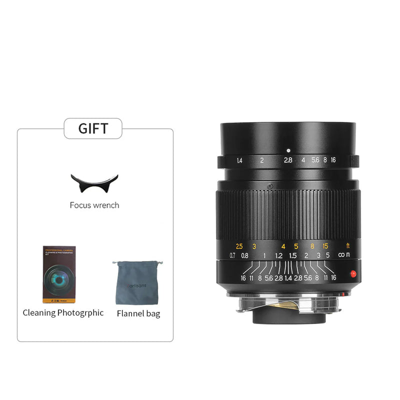 7Artisans 28mm f/1.4 Full-frame Lens for Leica M Mount