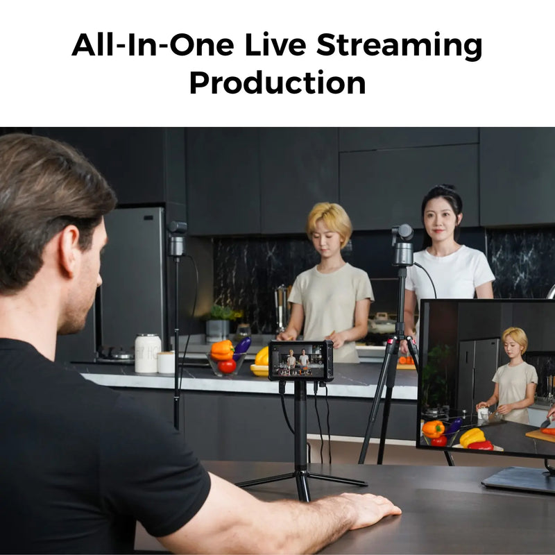 OBSBOT Talent All-In-One Multi-Cam Live Streaming Studio & Production Switcher