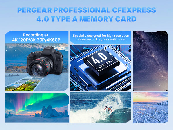 Pergear 512GB Master 4.0 CFexpress Type A Memory Card