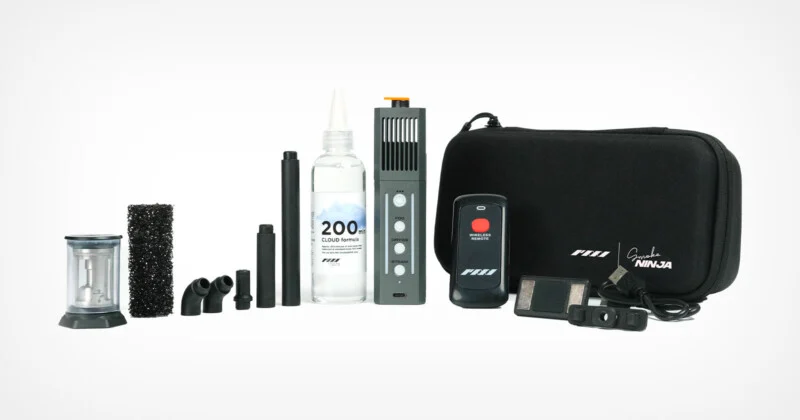 SmokeGENIE SmokeNINJA Wireless Portable Smoke Machine, Full Kit