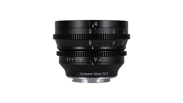 7Artisans 12mm T2.9 Wide-angle Manual Focus Cine Lens