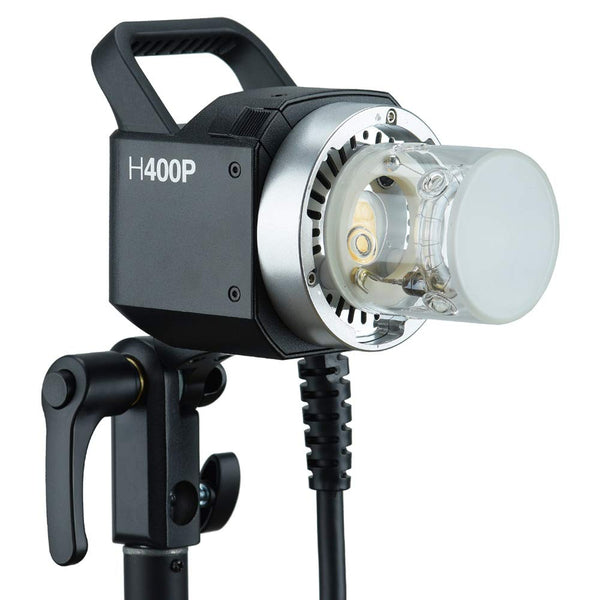 Godox H400P Bowens Mount Hand-Held Flash Extension Extra Head