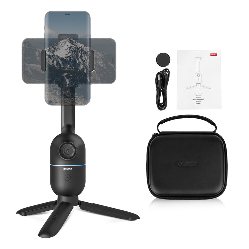 OBSBOT Me: AI-Powered, Phone Mount Selfie Auto-Tracking Pergear –