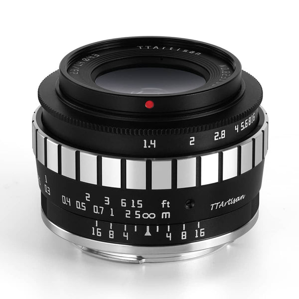 TTArtisan 23mm F1.4 Lens with Lens Hood for Fuji, Nikon, Sony and 