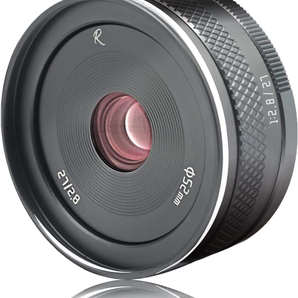 AstrHori 27mm F2.8 II Manual Inner Focus Prime Lens for Fuji, Nikon 